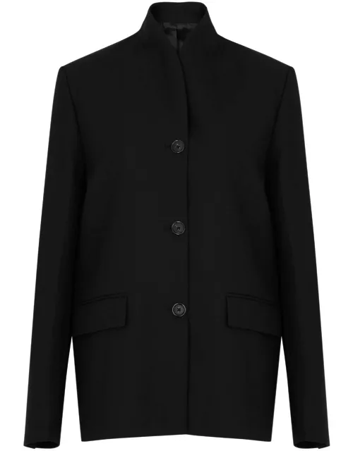 Totême Single-breasted Woven Jacket - Black - 36 (UK8 / S)