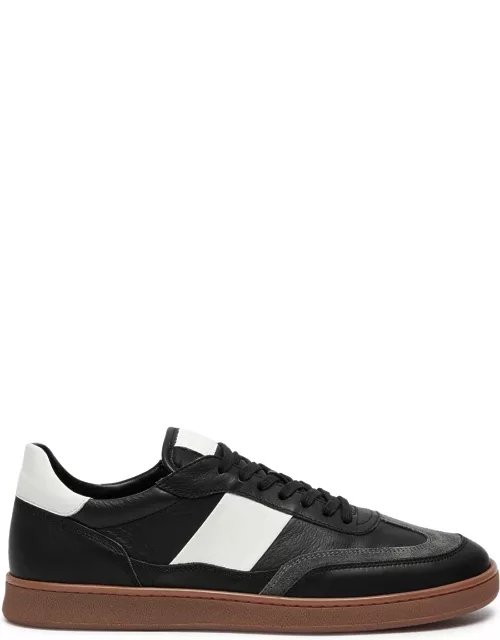 Collegium Pillar Court II Panelled Leather Sneakers - Black - 45 (IT45 / UK11)