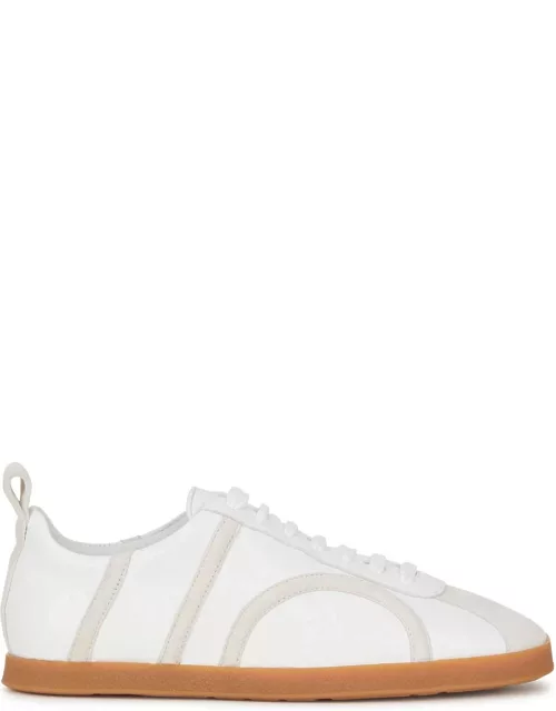 Totême Panelled Leather Sneakers - Off White - 40 (IT40 / UK7), Toteme Trainers, Lace up Front - 40 (IT40 / UK7)