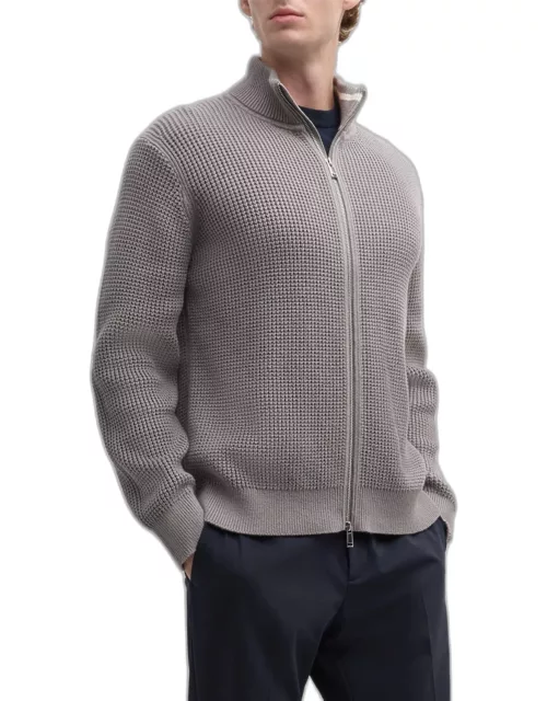 Men's Gary Cashton Full-Zip Knit Sweater