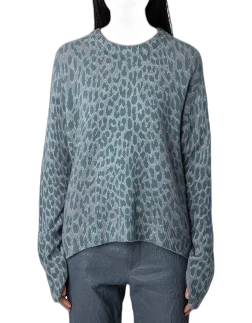 Markus Leopard-Print Cashmere Sweater