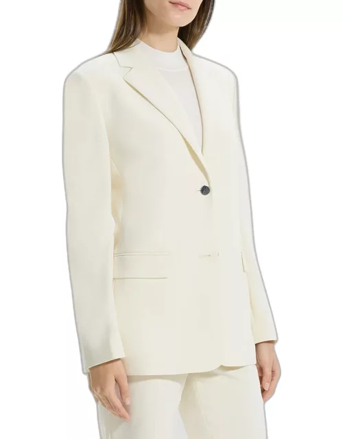 Admiral Crepe Relaxed Blazer Jacket