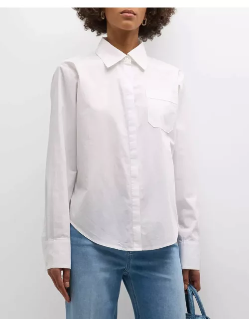 Christa Classic Button-Front Shirt