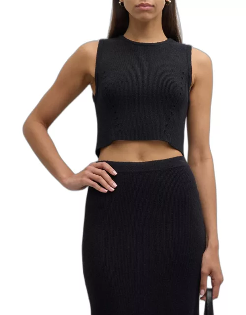 Chace Cropped Knit Tank Top