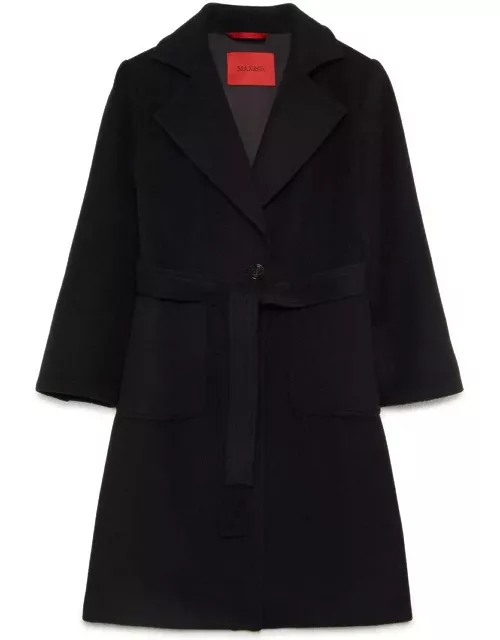Max & Co. Belted Single-breasted Long Sleeevd Coat