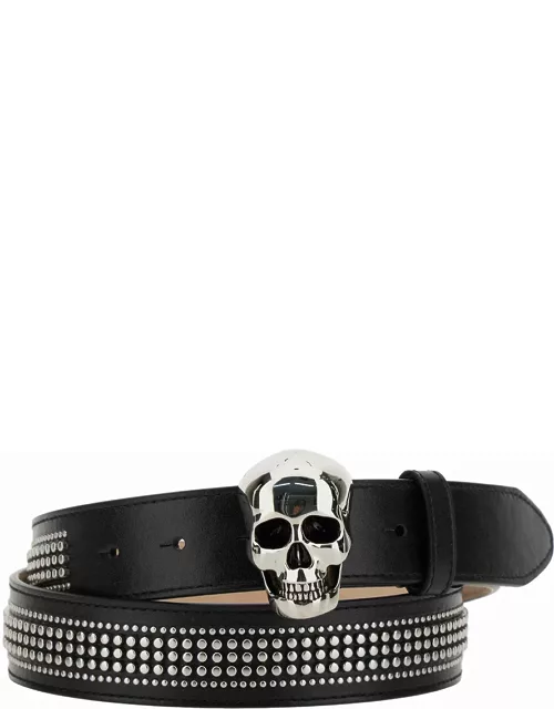 Alexander McQueen Skull Belt With Stud