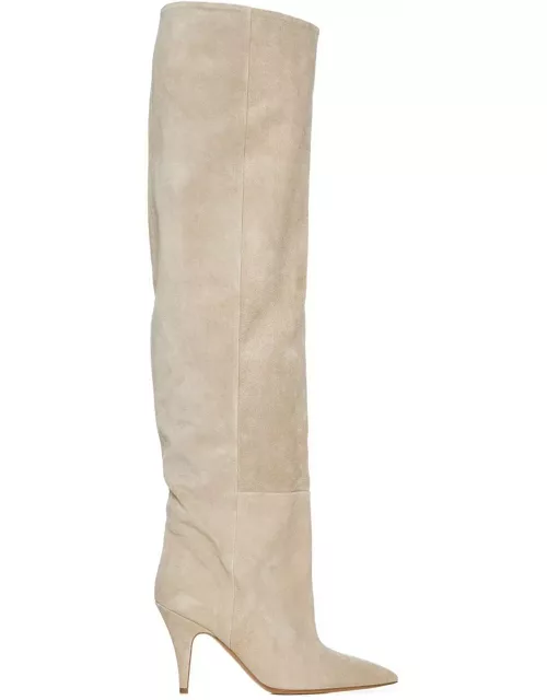 Khaite The River Pointed-toe Knee-high Boot