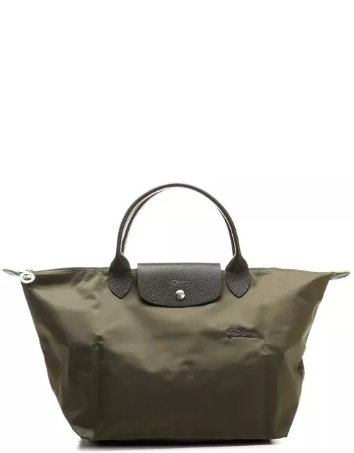 Longchamp Le Pliage Logo Embroidered Tote Bag