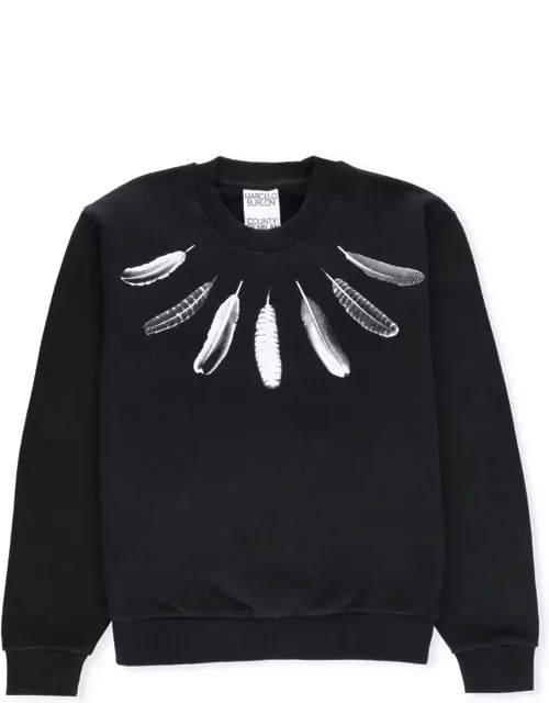 Marcelo Burlon Wind Feathers Sweatshirt
