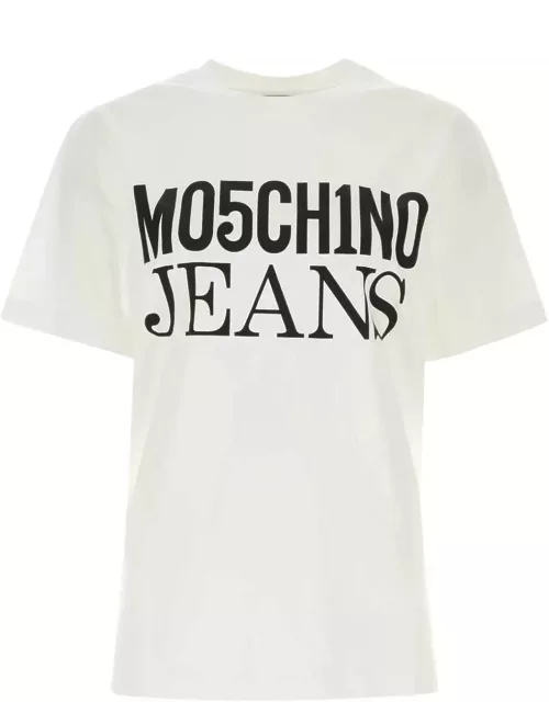 M05CH1N0 Jeans Logo-printed Crewneck T-shirt
