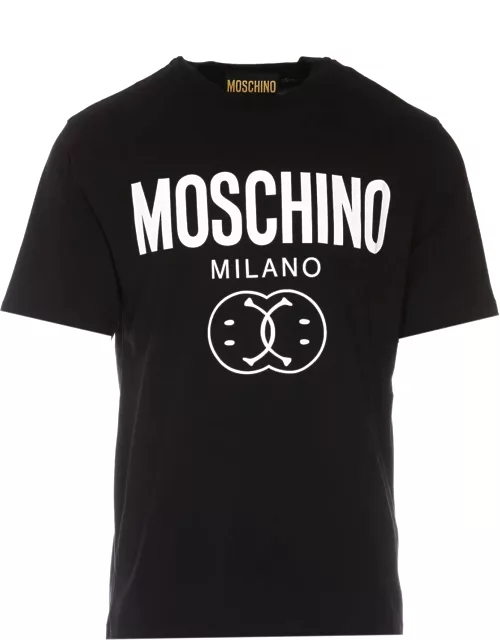 Moschino Double Smiley Logo T-shirt
