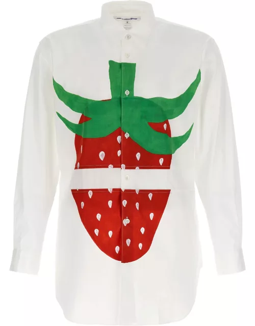 Comme Des Garçons Shirt X Brett Westfall Strawberry Shirt