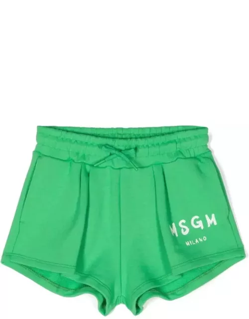 MSGM Shorts Con Logo