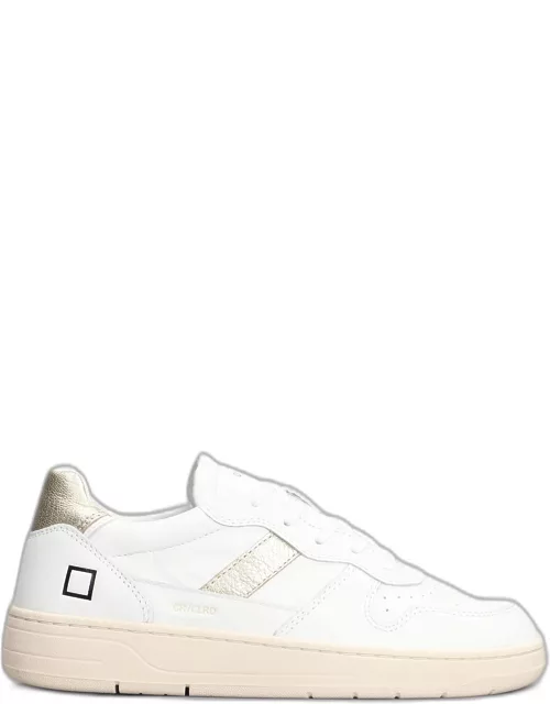D.A.T.E. Court 2.0 Sneakers In White Leather