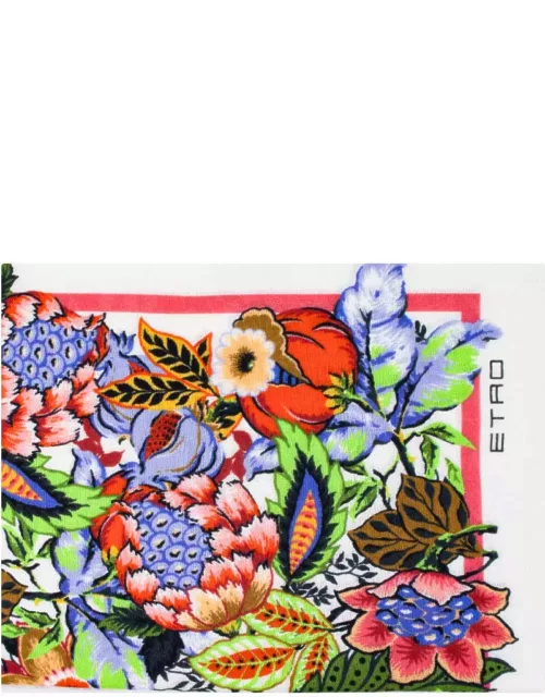 Scarf Etro bouquet Made Of Cotton And Moda
