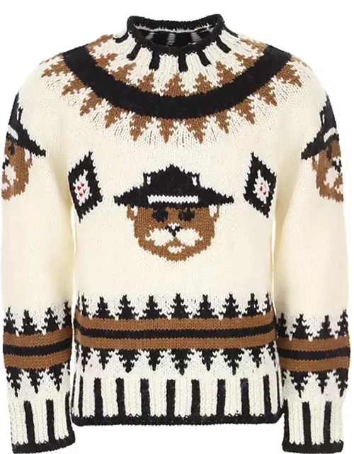 Dsquared2 Wool Printed Sweater