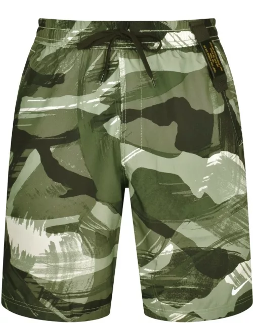 Nike Training Camouflage Shorts Green