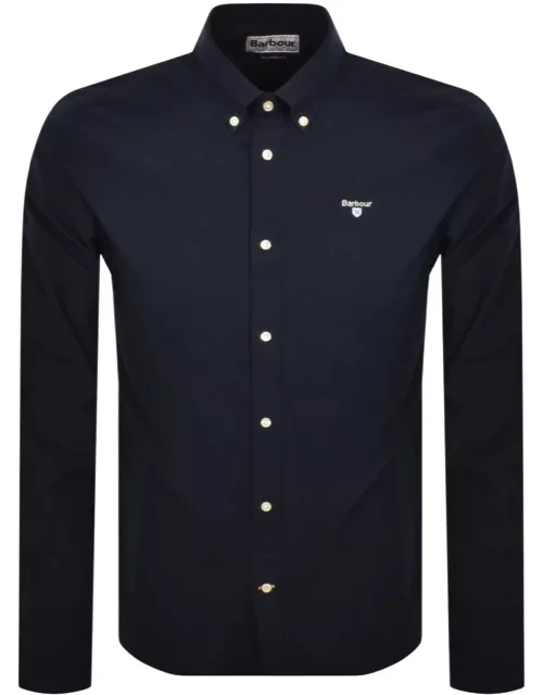 Barbour Long Sleeved Oxtown Shirt Navy