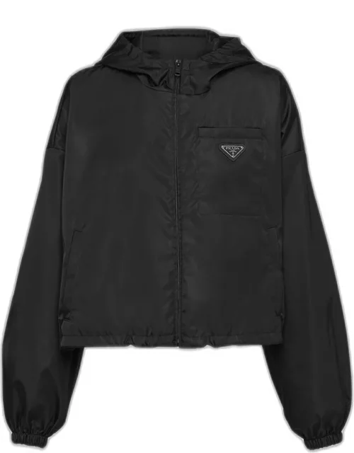 Re-Nylon Hooded Zip Up Jacket