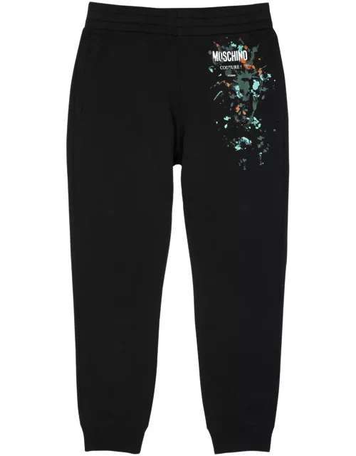 Moschino Logo-print Cotton Sweatpants - Black - 50 (IT50 / L)
