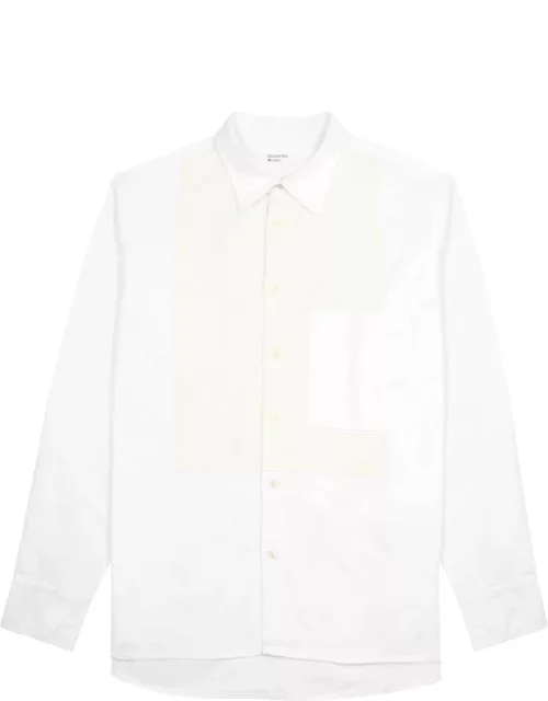 Universal Works Panelled Cotton Shirt - White