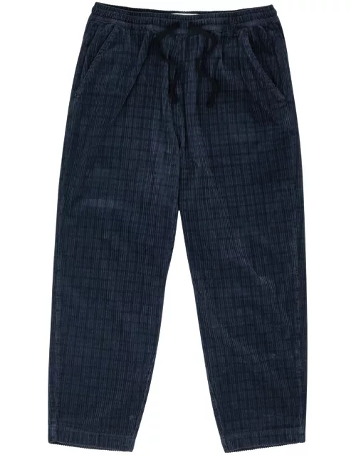 Universal Works Tapered Cotton-blend Trousers - Navy - 30 (W30 / S)