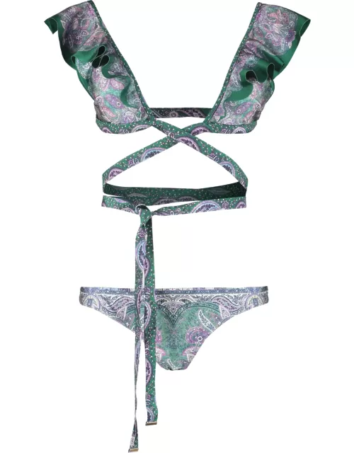 Zimmermann Printed Bikini