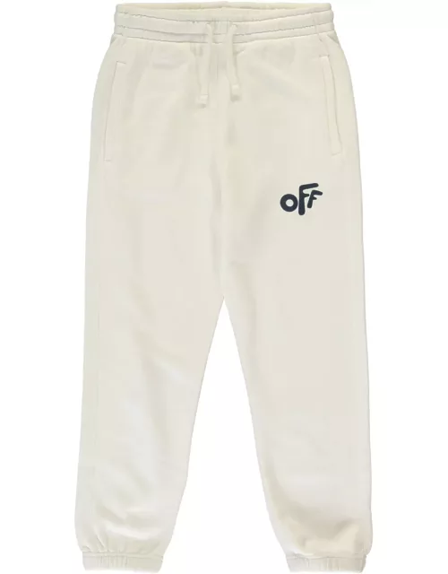 Off-White Cotton Track-pant