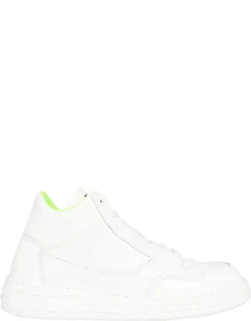 MSGM Leather Low Sneaker