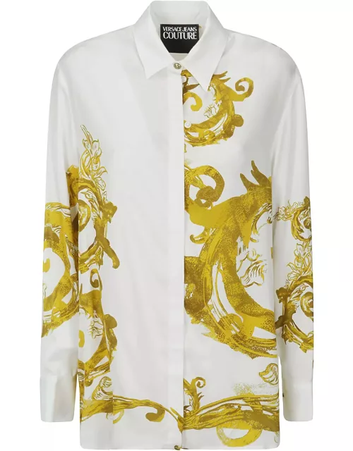 Versace Jeans Couture Barocco Printed Long-sleeved Shirt