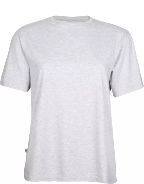 Autry Melange Gray Colroe Cotton T-shirt