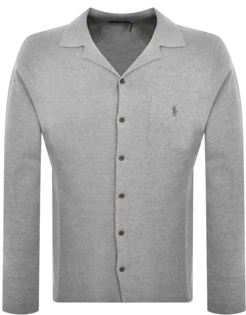 Ralph Lauren Long Sleeve Logo Shirt Grey