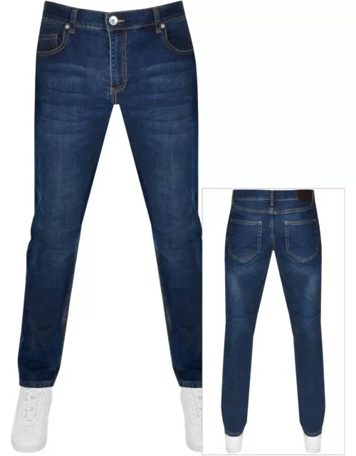 Farah Vintage Drake Jeans Mid Wash Blue