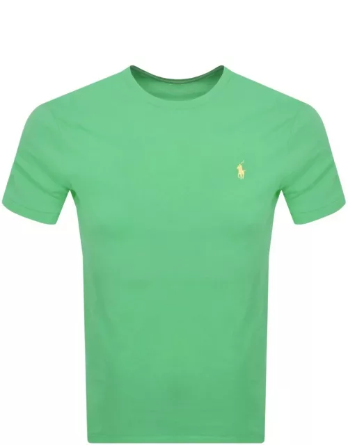 Ralph Lauren Crew Neck Slim Fit T Shirt Green