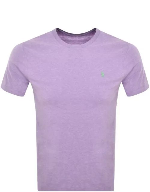 Ralph Lauren Crew Neck Slim Fit T Shirt Purple