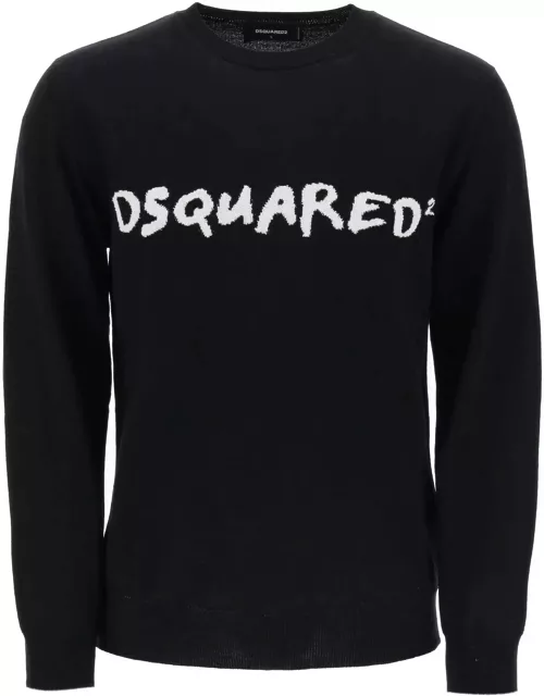 DSQUARED2 Textured logo sweater