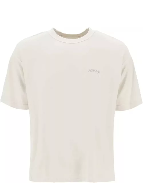 STUSSY inside-out crew-neck t-shirt