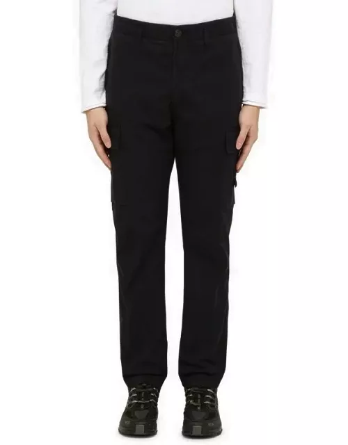 Navy regular trousers in cotton