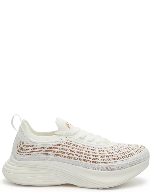 Athletic Propulsion Labs Techloom Zipline Knitted Sneakers - White And Pink - 10.5 (IT41 / UK8)