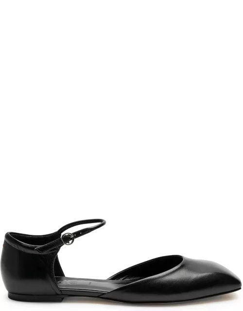 Aeyde Miri Leather Mary Jane Flats - Black - 38 (IT38/ UK5)