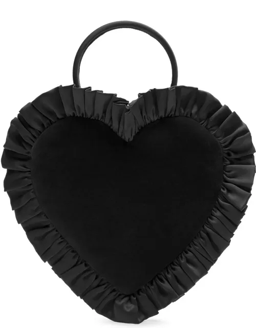 The Vampire's Wife The Heartbreaker Velvet top Handle bag - Black
