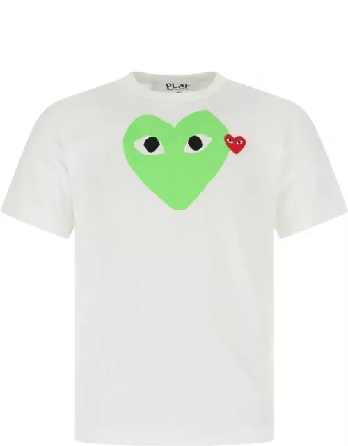 Comme des Garçons Play Heart Print Crewneck T-shirt