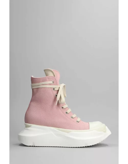 DRKSHDW Abstract Sneakers In Rose-pink Cotton