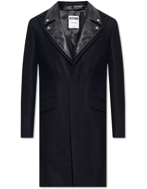 Moschino Concealed Fastened Collared Coat