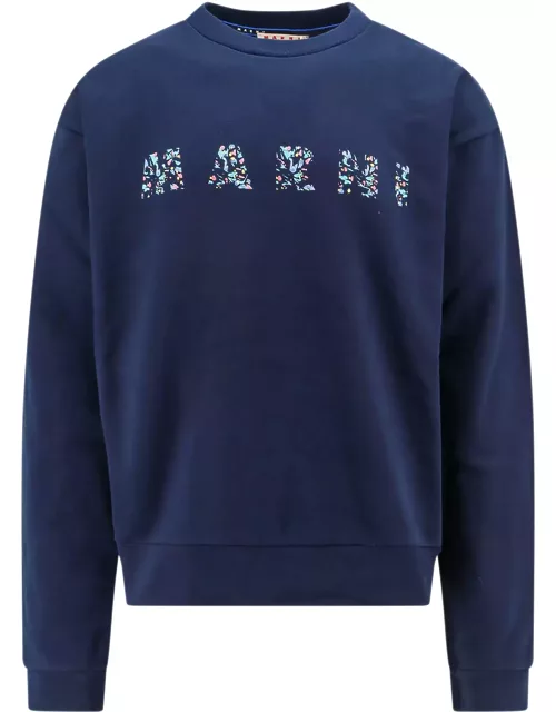 Marni Logo Flowers Sweater