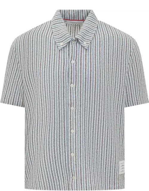 Thom Browne Rwb Striped Shirt