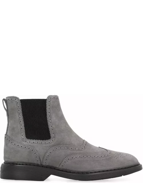 Hogan Leather Ankle Boot