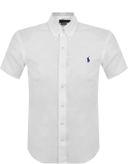 Ralph Lauren Oxford Short Sleeve Shirt White