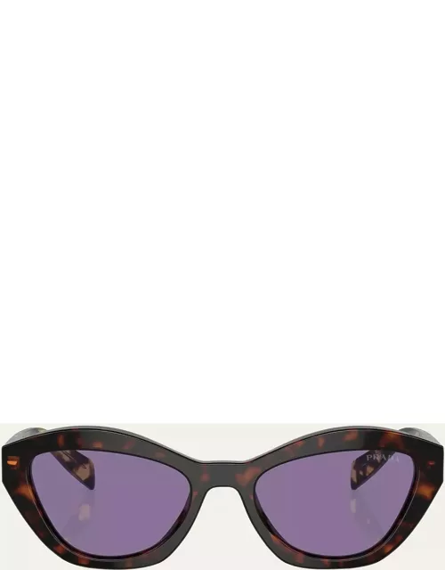 Two-Tone Acetate Cat-Eye Sunglasse