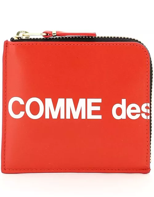 COMME DES GARCONS WALLET huge logo wallet